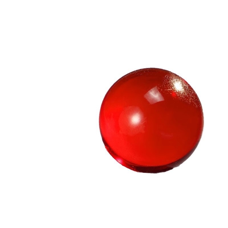 "Good Fortune on the head, a large red ball without holes, DIY headwear accessory materials. Item Picture