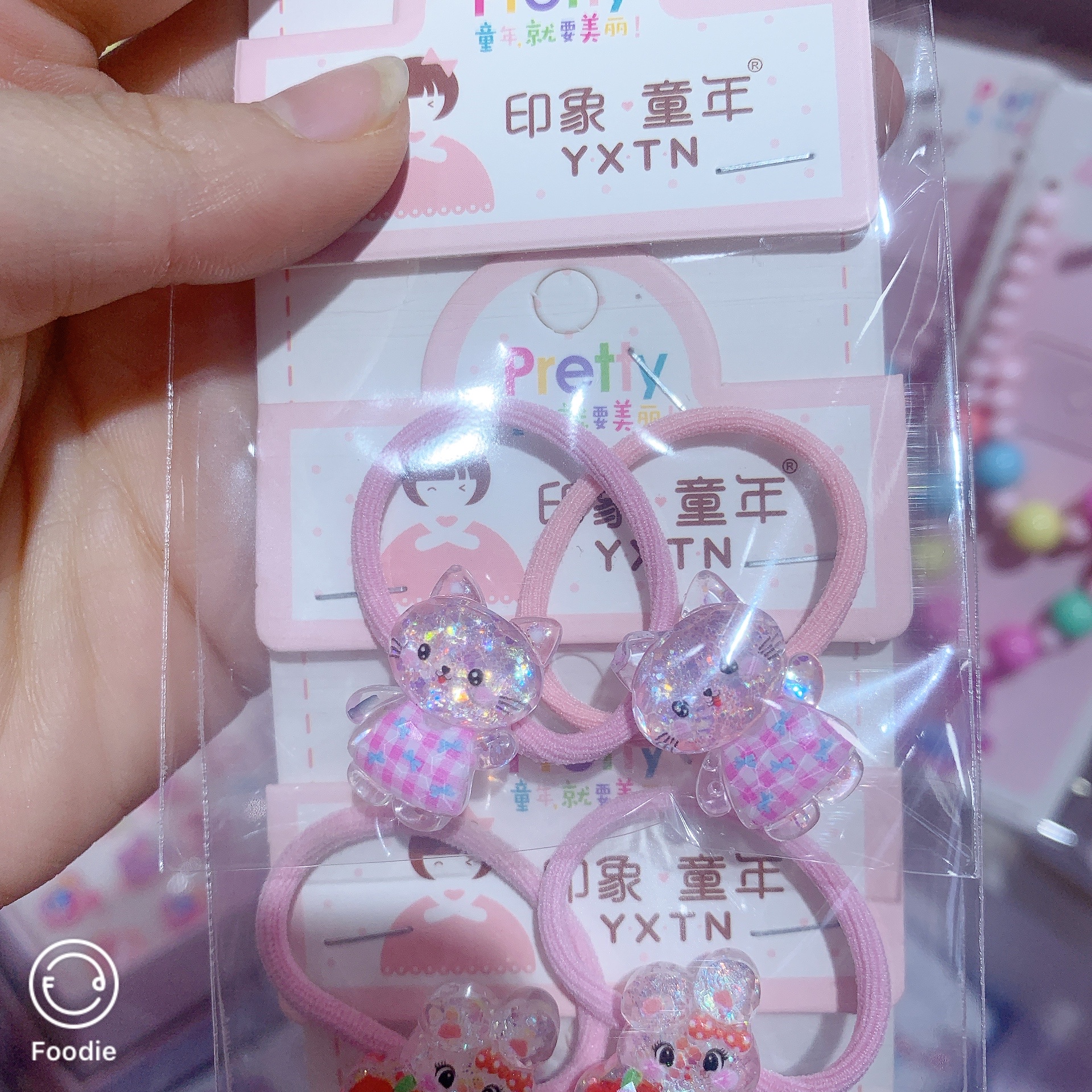 小兔子儿童卡通发圈不伤发小女孩扎头发头绳宝宝小皮筋发绳女童可爱发饰