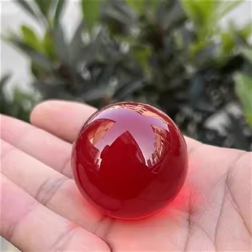 "Good Fortune on the head, a large red ball without holes, DIY headwear accessory materials.