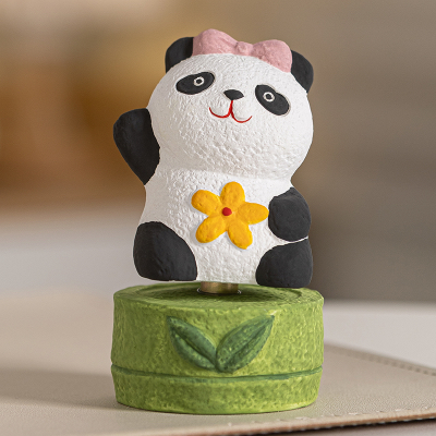 Handicrafts, gifts, ceramic handicrafts, panda small ornaments detail image 7