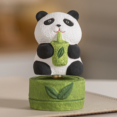 Handicrafts, gifts, ceramic handicrafts, panda small ornaments detail image 3