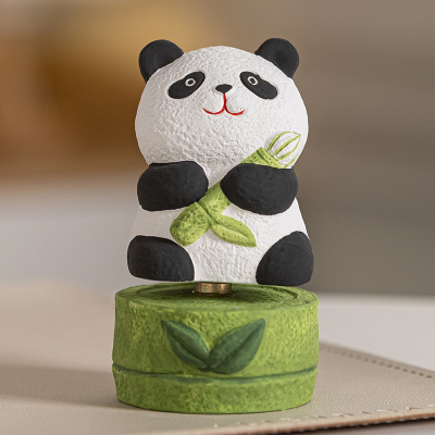 Handicrafts, gifts, ceramic handicrafts, panda small ornaments detail image 5