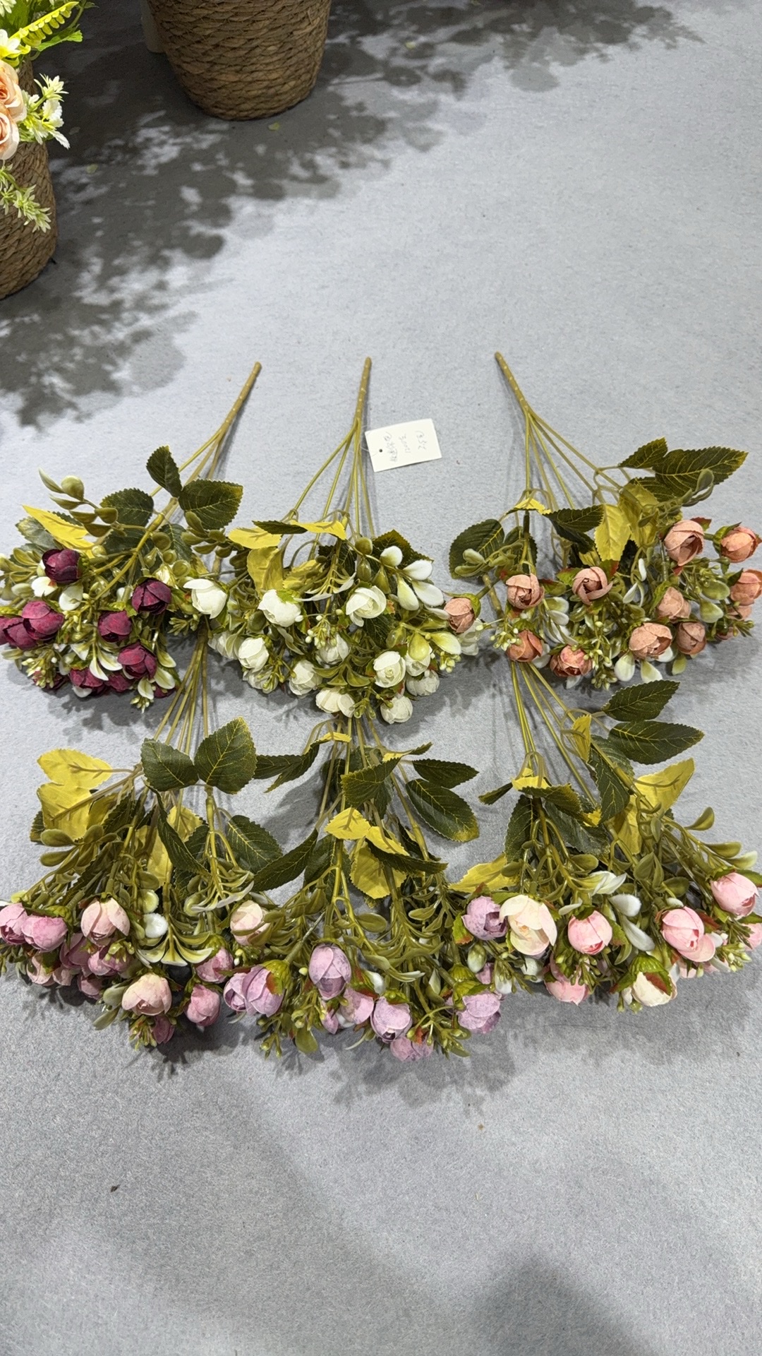 真花束假花摆设客厅装饰摆件干花插花艺塑料花餐桌花摆花轻奢高级感
