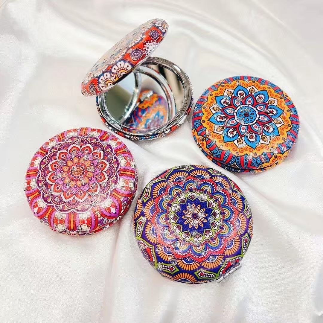 民族风镜子随身镜化妆镜复古新疆民族风镜子详情图4
