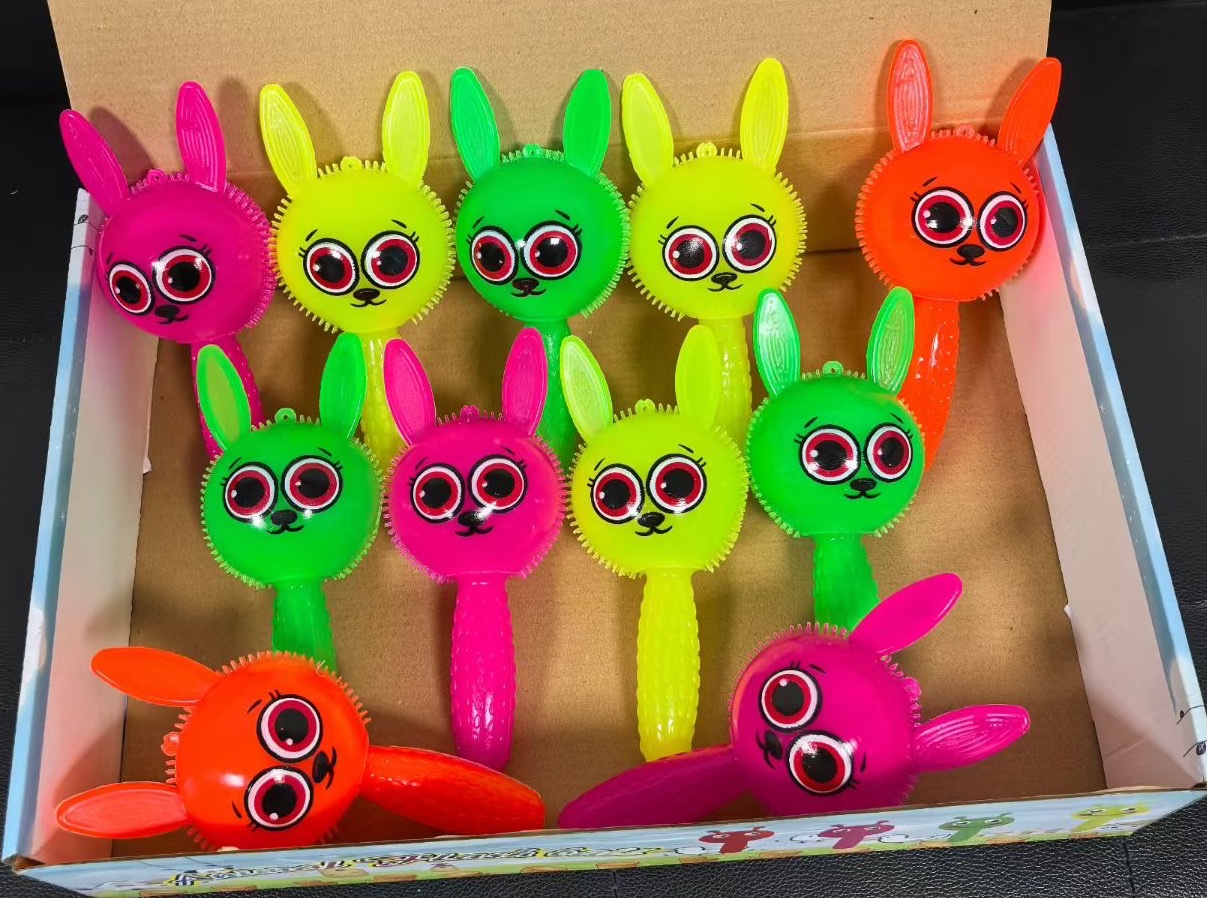 跨境电商热卖发光叫叫手柄兔子玩具