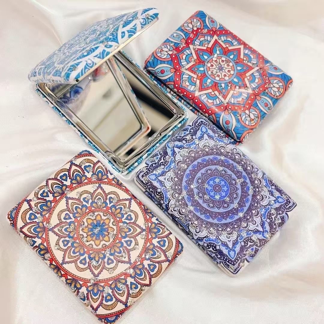 民族风镜子随身镜化妆镜复古新疆民族风镜子详情图5