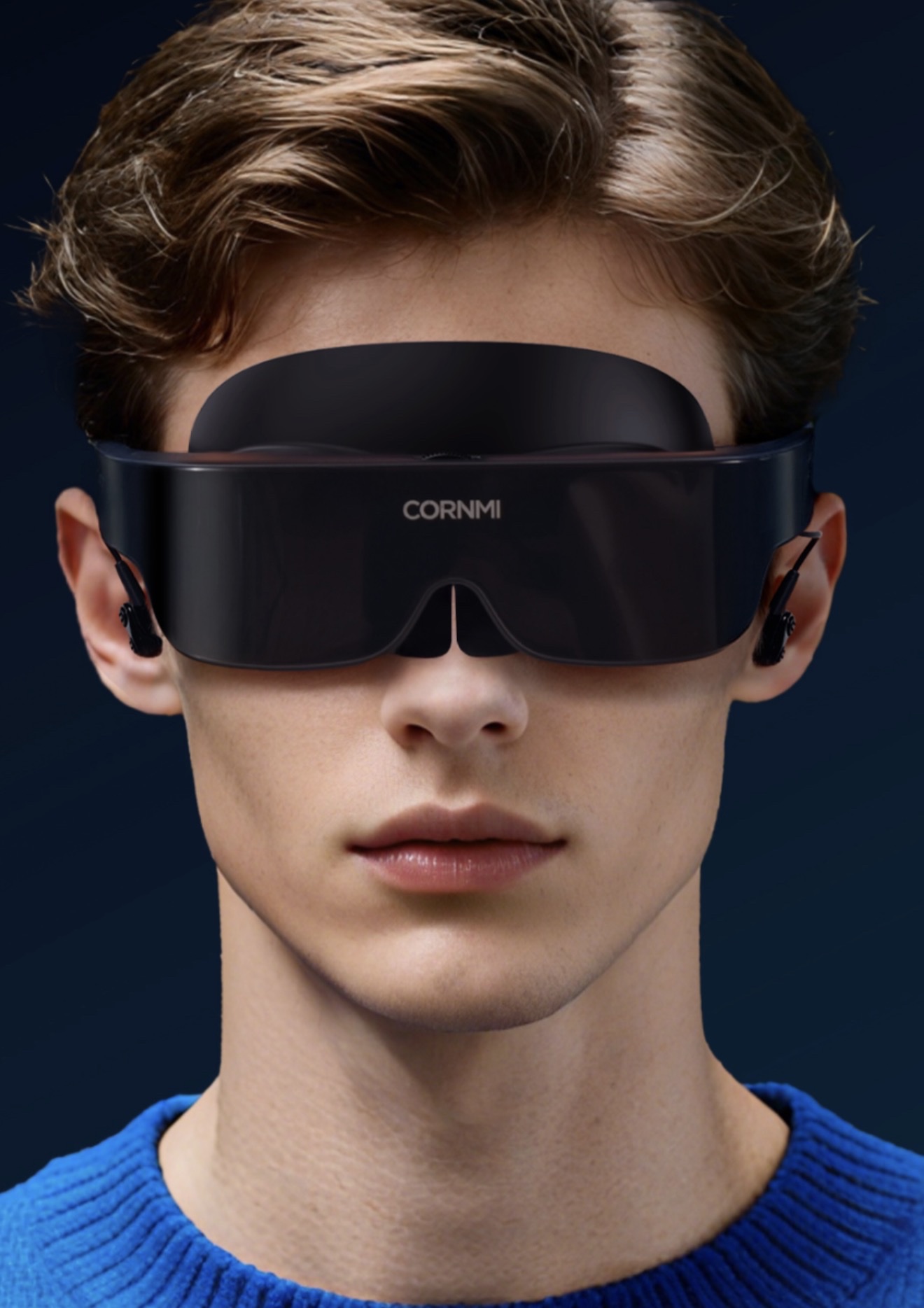 CORNMI X7 Lite head-mounted display Smart Glasses 3D Glasses Ultra-Clear Giant screen Cinema Direct connection Application Scenario