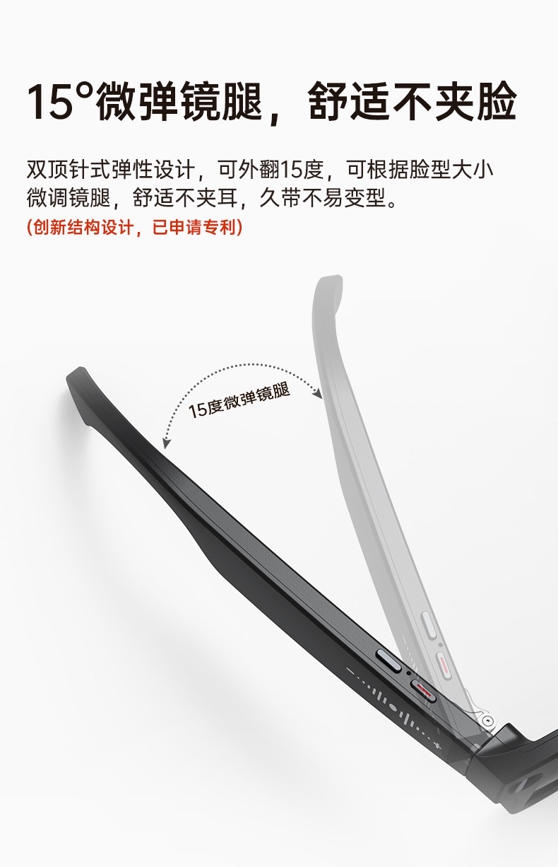 M02 Ultra Black Technology: 8-megapixel reversible charging case, smart glasses, Wi-Fi, image recognition and translation Application Scenario