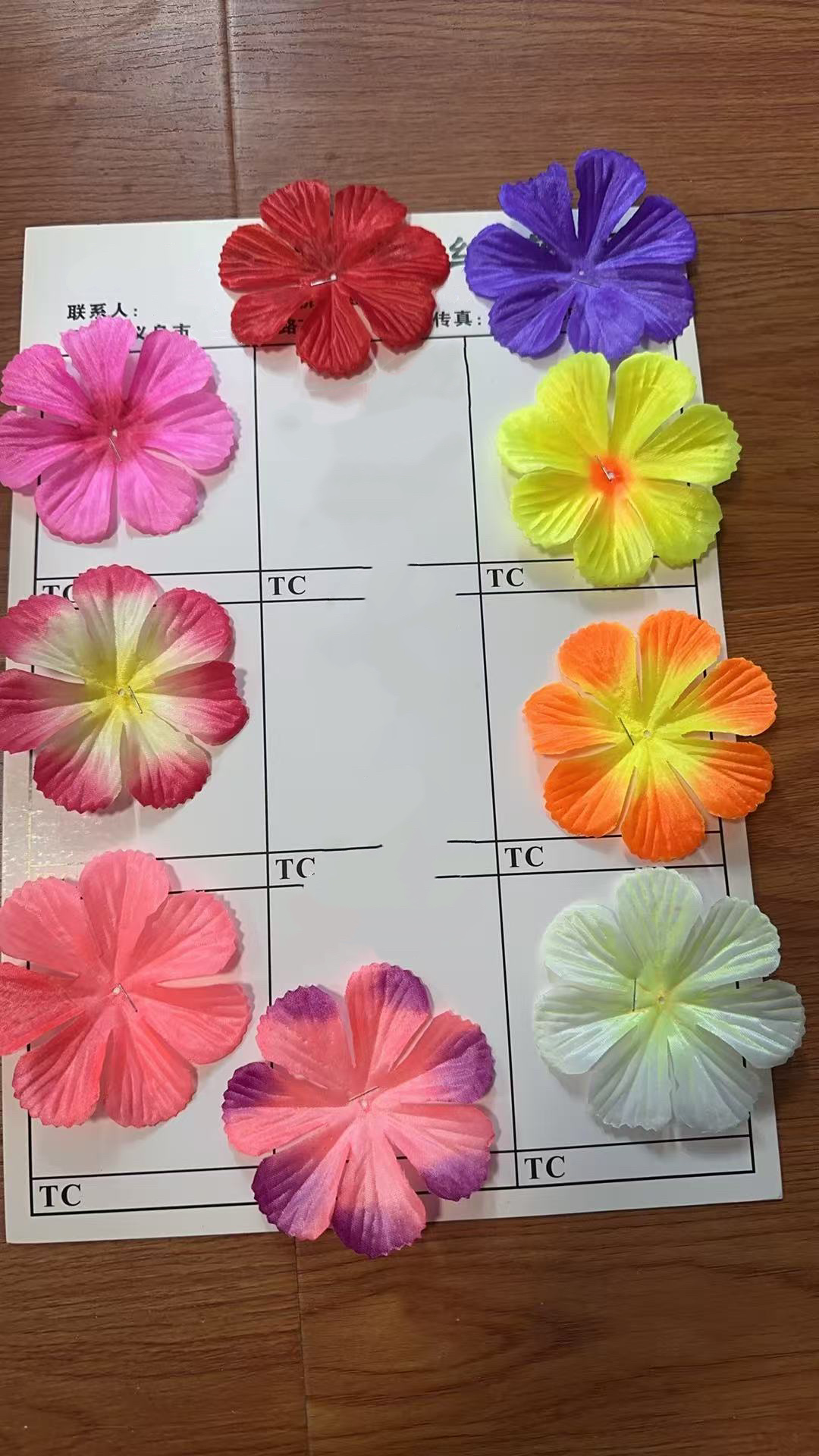 仿真花批发定制厂家直销五头七头清明花细节图