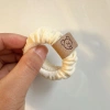 New Korean high-elasticity thickened hair ties that won't damage hair, hair bands, ponytails, towel bands, and bear logo towel bands Item Picture