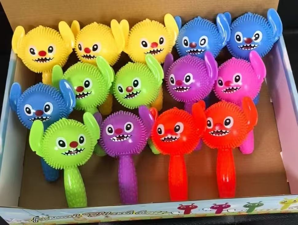 跨境电商热卖产品，发光叫叫手柄娃娃系列，地摊玩具