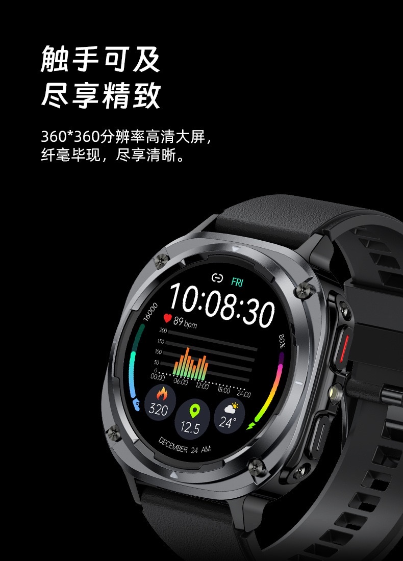 The S90 smartwatch features heart rate, blood oxygen, health monitoring, sports, Bluetooth calls and intelligent health monitoring details Picture