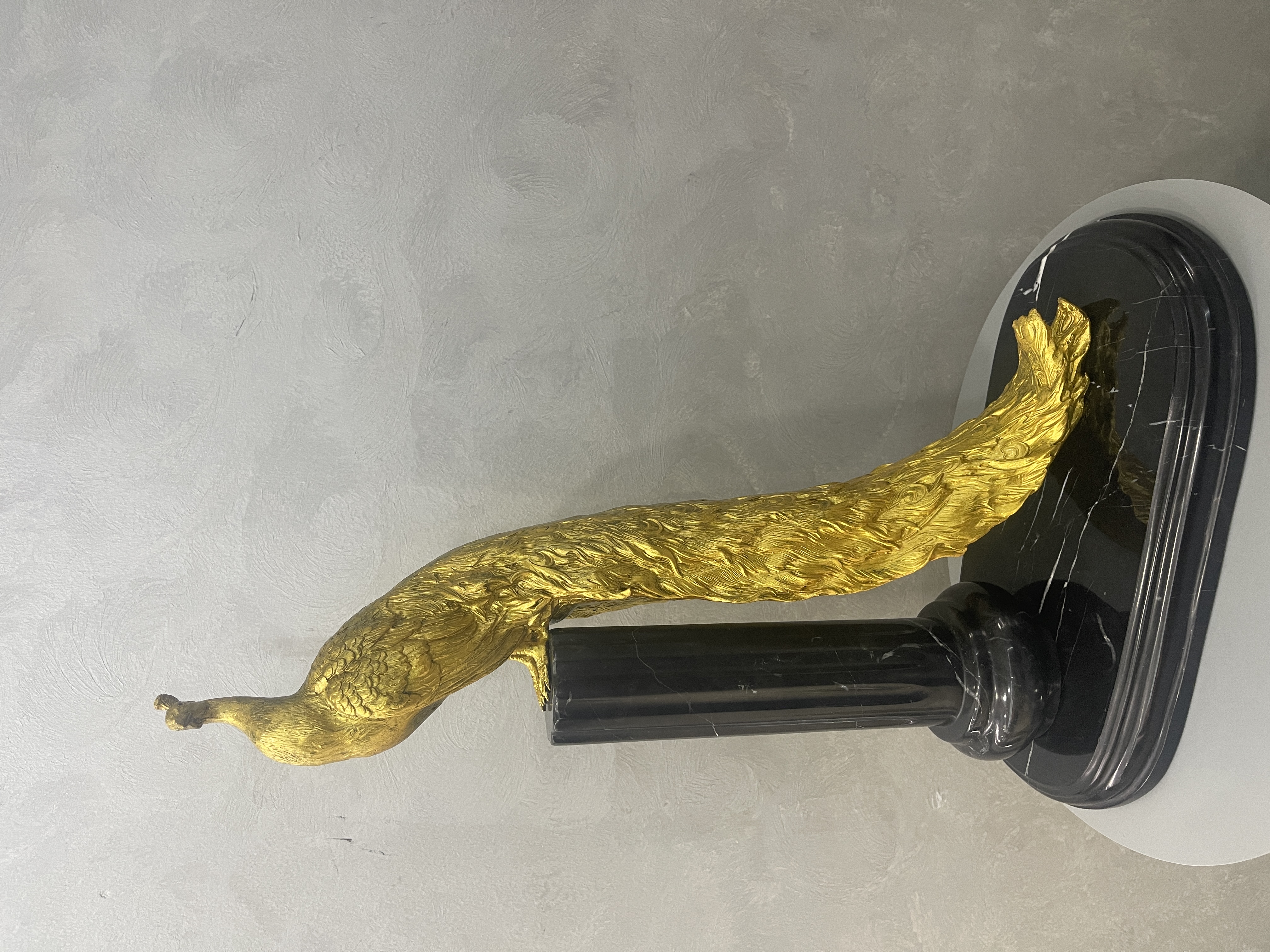 Brass craft ornaments, copper ornaments, peacock ornaments, home decoration ornaments, gifts, housewarming gifts