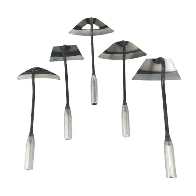 Hardware garden tools: Crescent hoe, trapezoidal hoe, semi-circular hoe, hollow hoe, soil loosening, small farm hoe, flower planting, outdoor farm tools detail image 5