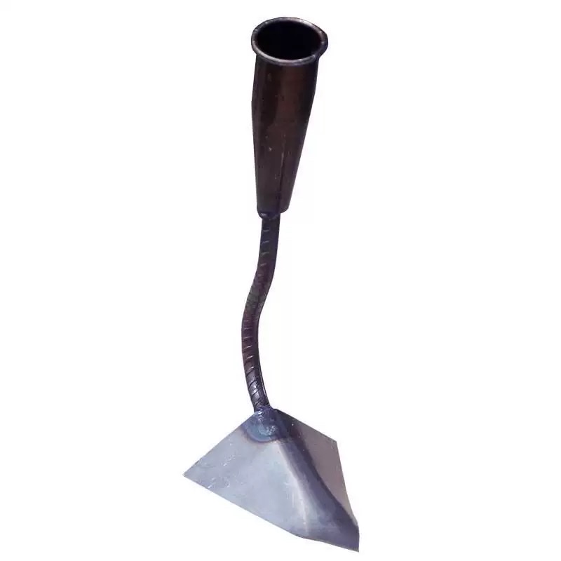 Hand-pulled plow, hoe, vegetable planting, furrow digging and ploughing wonder tool, thickened hoe, agricultural furrow digging tool, triangular hoe detail image 5