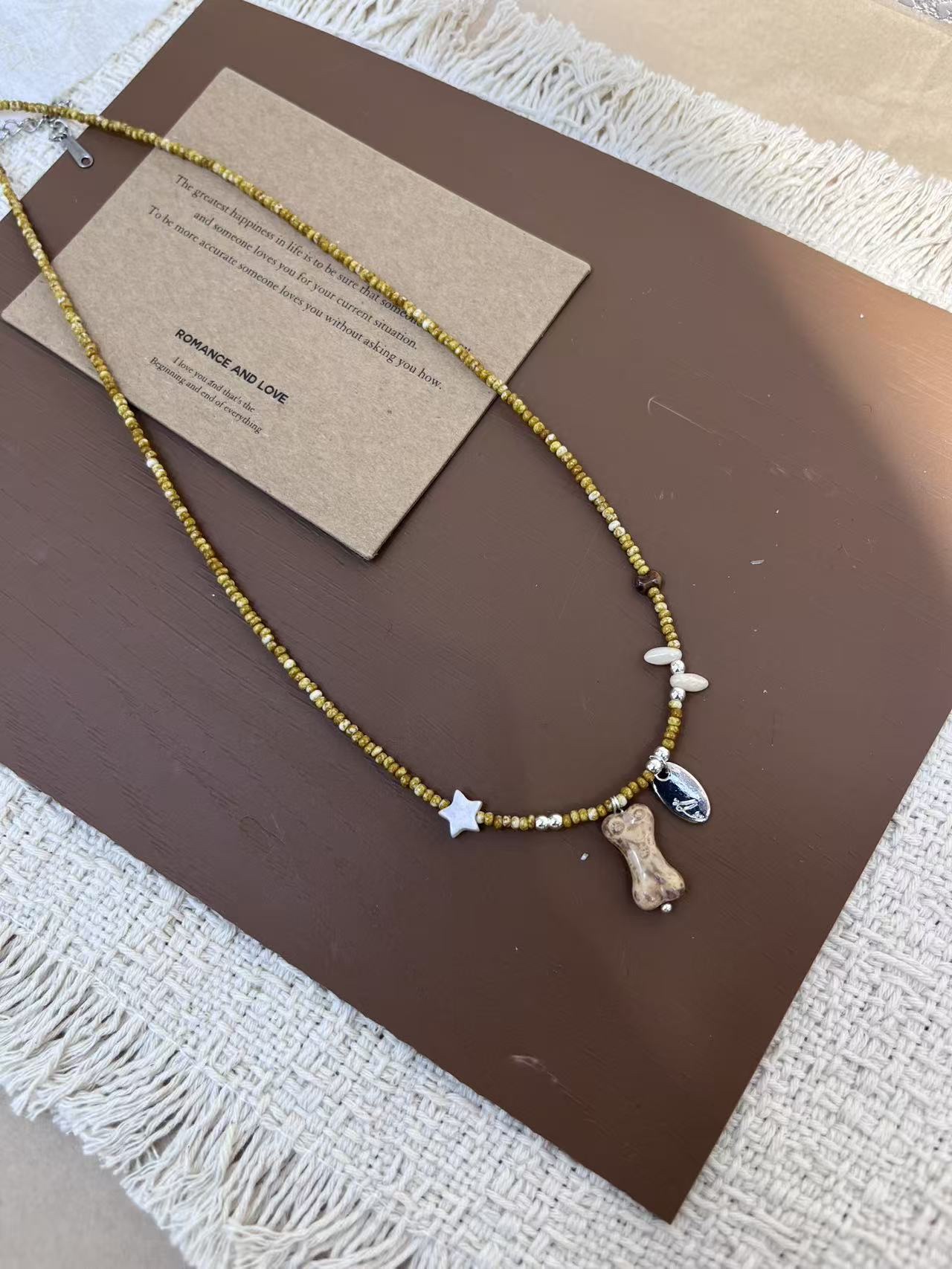 原创捷克珠，通体进口捷克珠不锈钢尾链不掉色，源头工厂，夏季爆款产品图