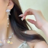 Y2K Heavy Industry Iridescent Pearl Oil and Water Mother Tassel Necklace for Girls, Super Fairy Culture Sweet and Cool Earrings and necklace Application Scenario
