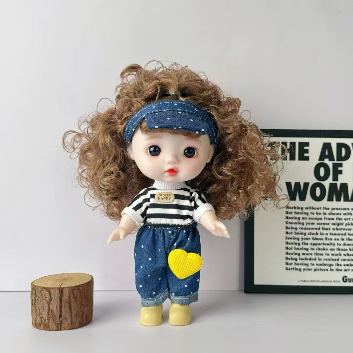 A 22-centimeter cute and adorable doll dress-up toy detail image 4