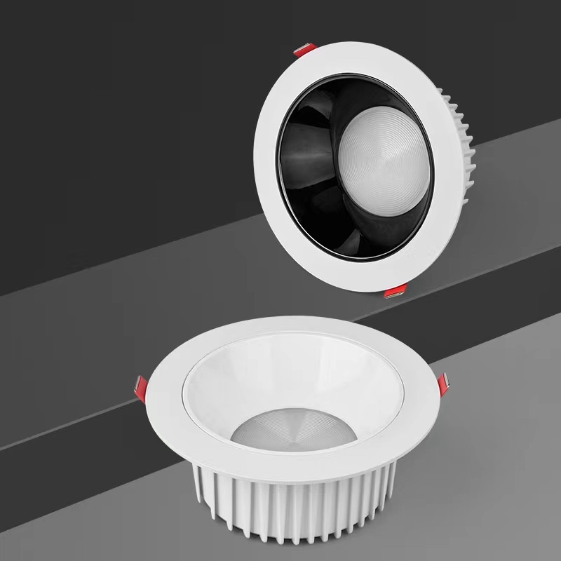SXL Dragon Downlight, ultra-thin led, high-power engineering, deep cup, anti-glare, built-in clothing store, shop, high-wattage ceiling hole light