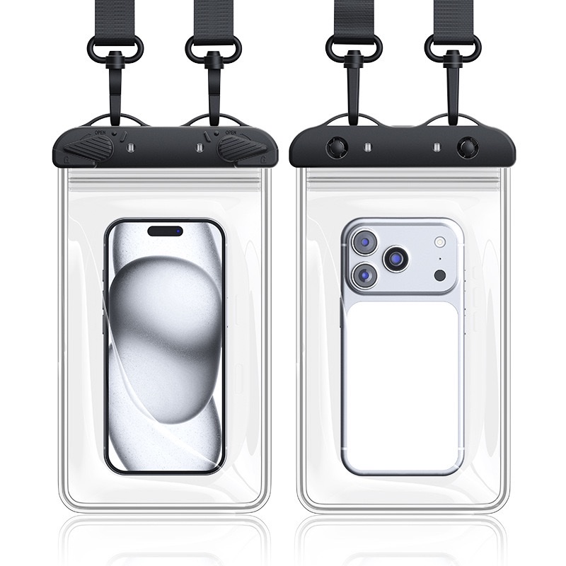 PVC手机大号防水袋双保险多功能防水袋可斜背手机防水袋户外探险背包详情图17