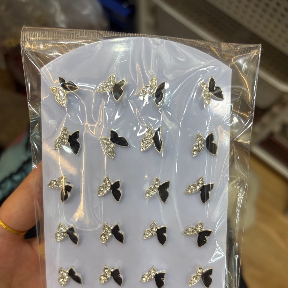 蝴蝶饰品耳饰耳环耳夹中古饰品
