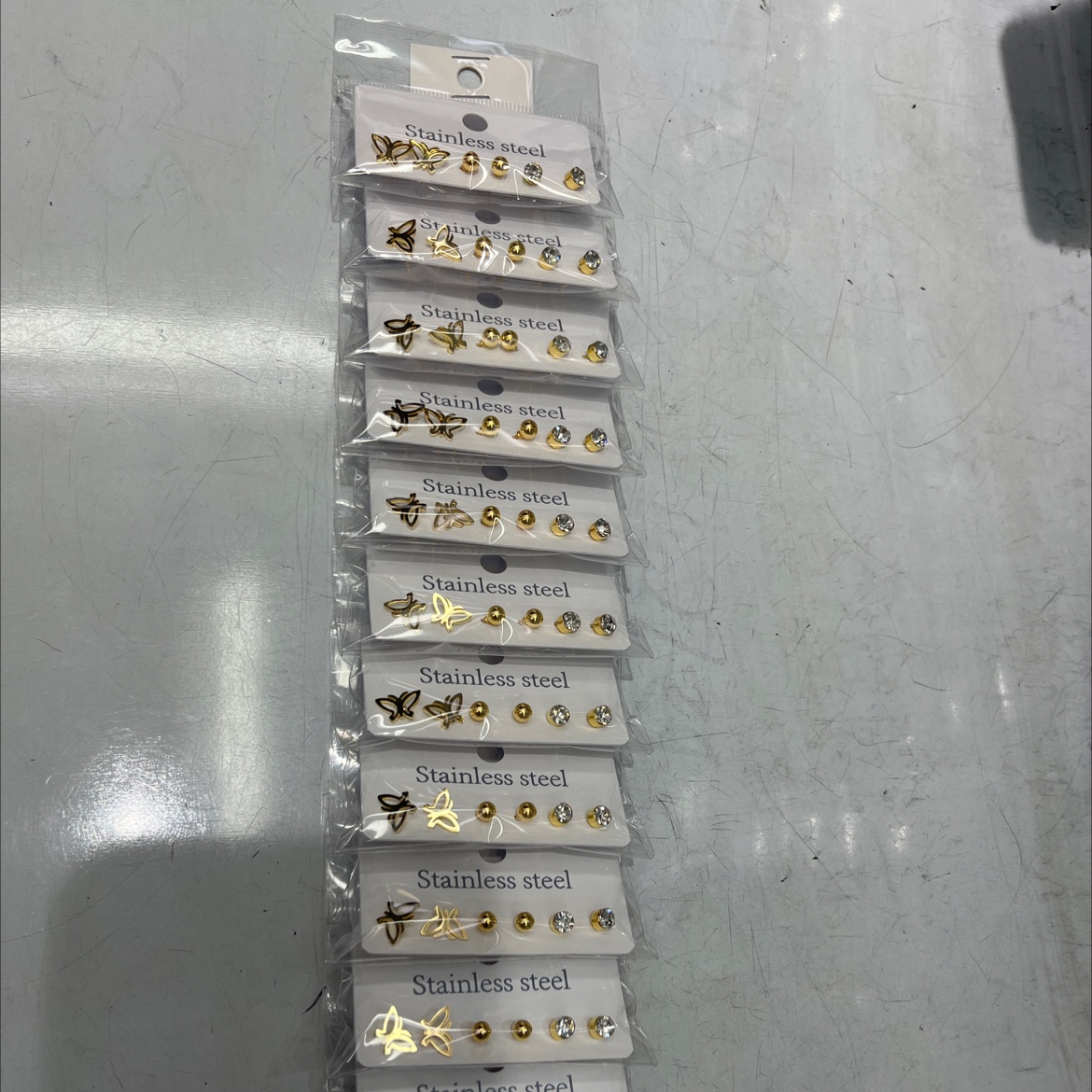 四爪耳钉饰品打耳洞耳夹女款时尚简约设计感耳钉耳钉耳钉