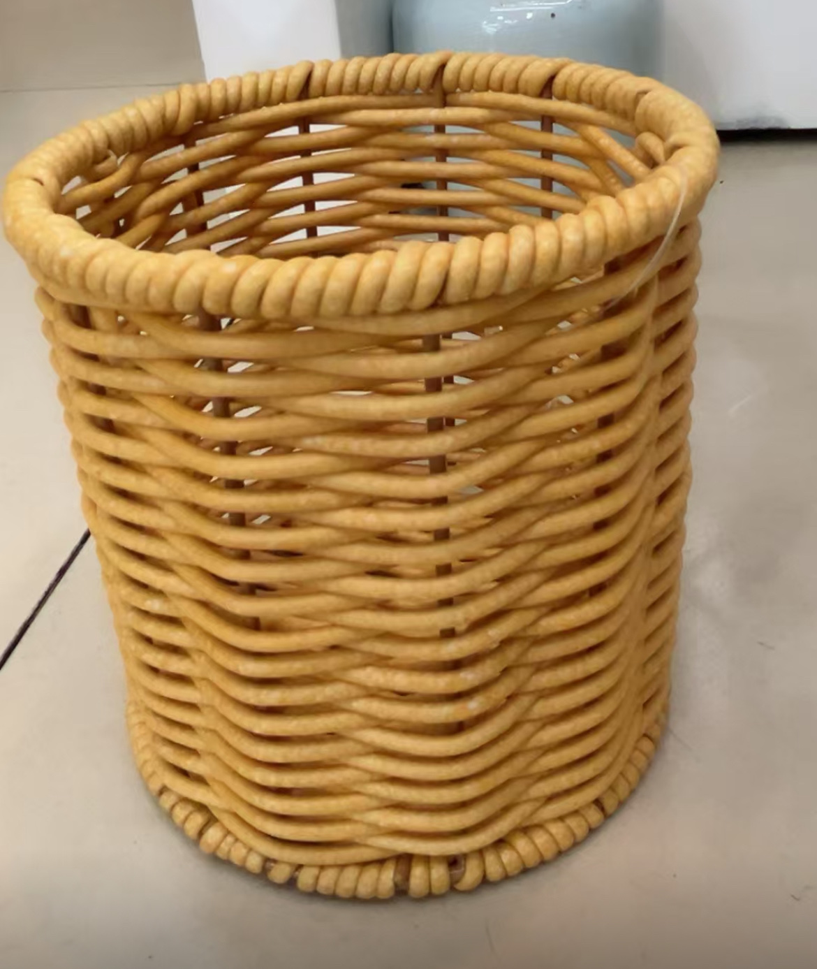 名鑫藤编竹筐茶室鲜花包装编筐篮藤编藤编详情图2