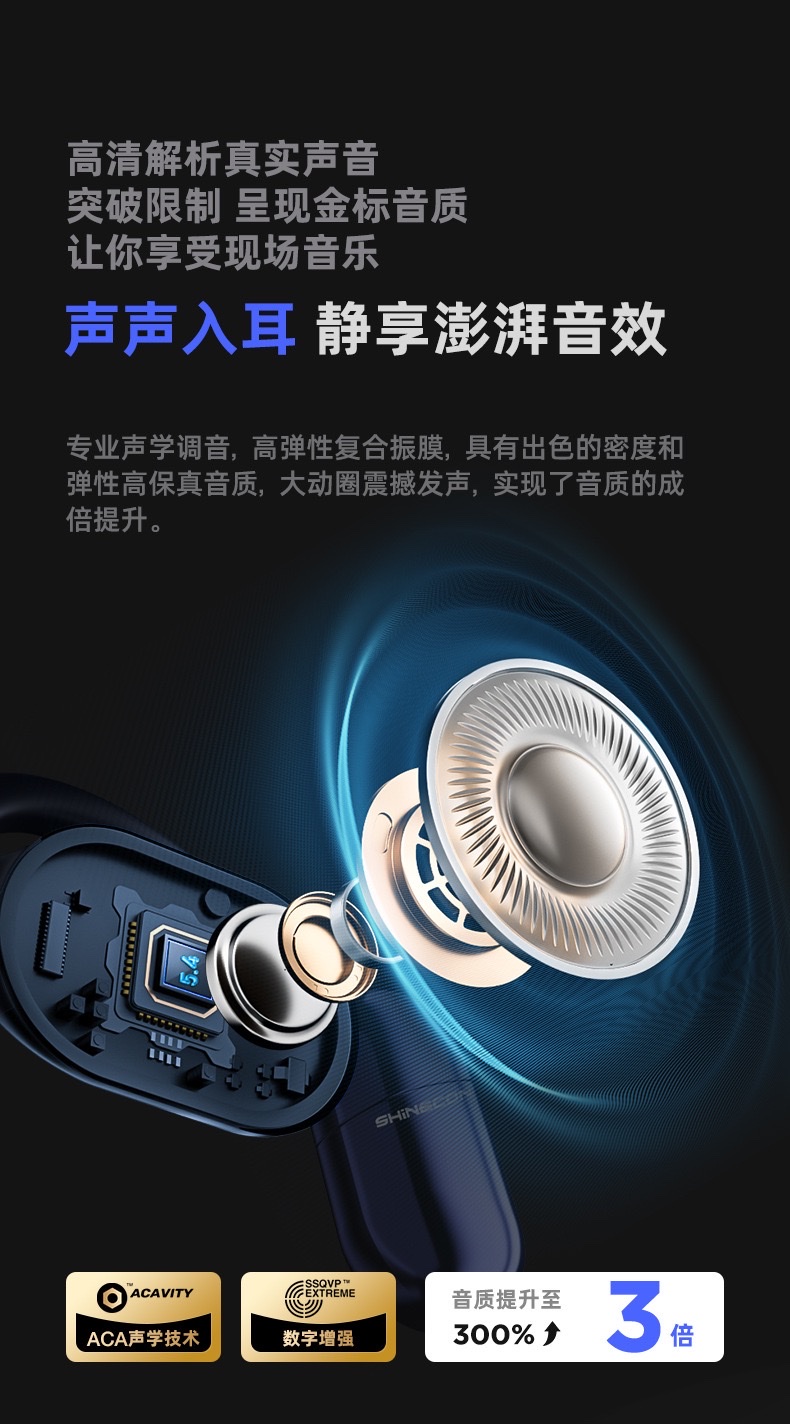 Cross-border new AI intelligent translation Bluetooth wireless headphones QH-010 private mold ultra-long battery life noise-cancelling Bluetooth headphones details Picture