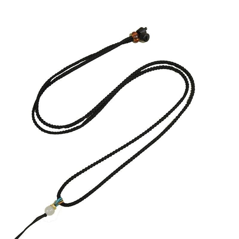 2mm菠萝绳拉圈项链绳挂件绳子颈饰品锁骨链小众轻奢详情图4