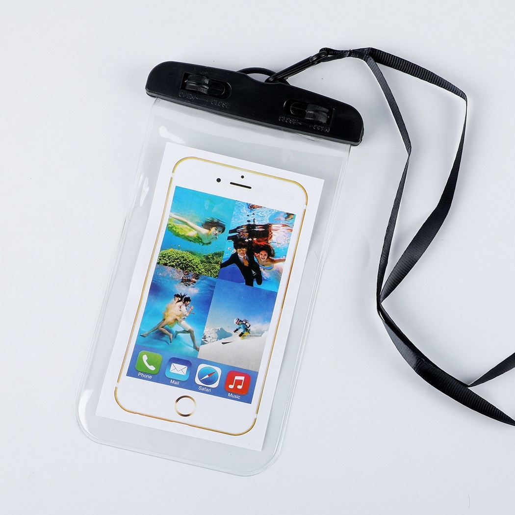 High-transparency mobile phone waterproof bag, PVC transparent waterproof bag, water-splashing festival waterproof bag Specification image