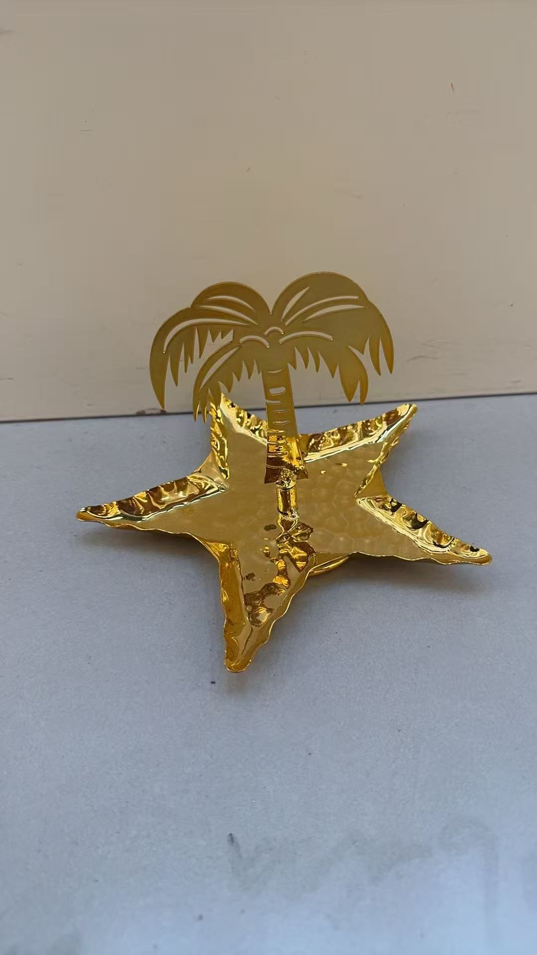 Electroplated ironwork Ramadan product tray