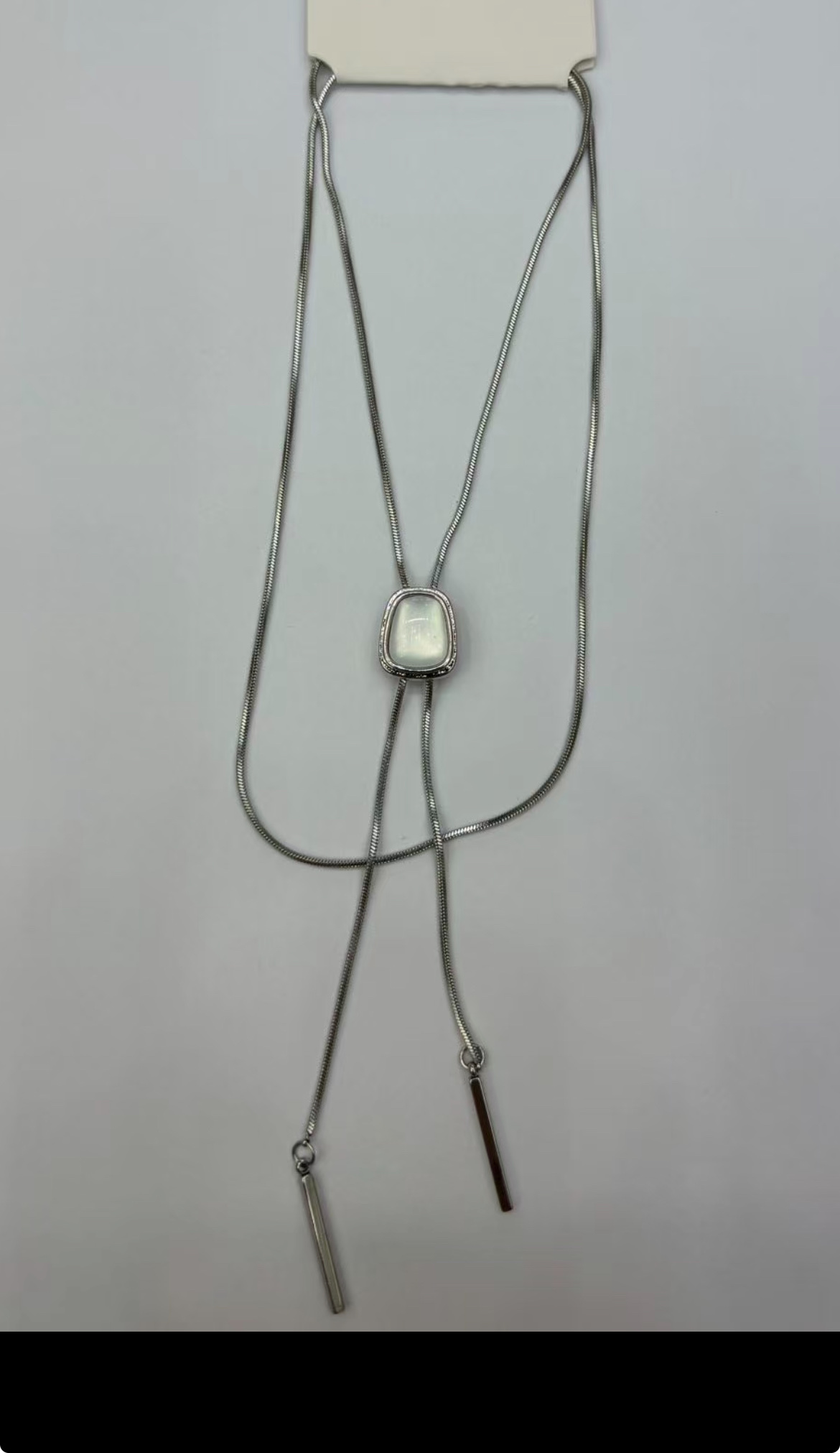 珍珠银饰项链，珍珠项链清新优雅设计