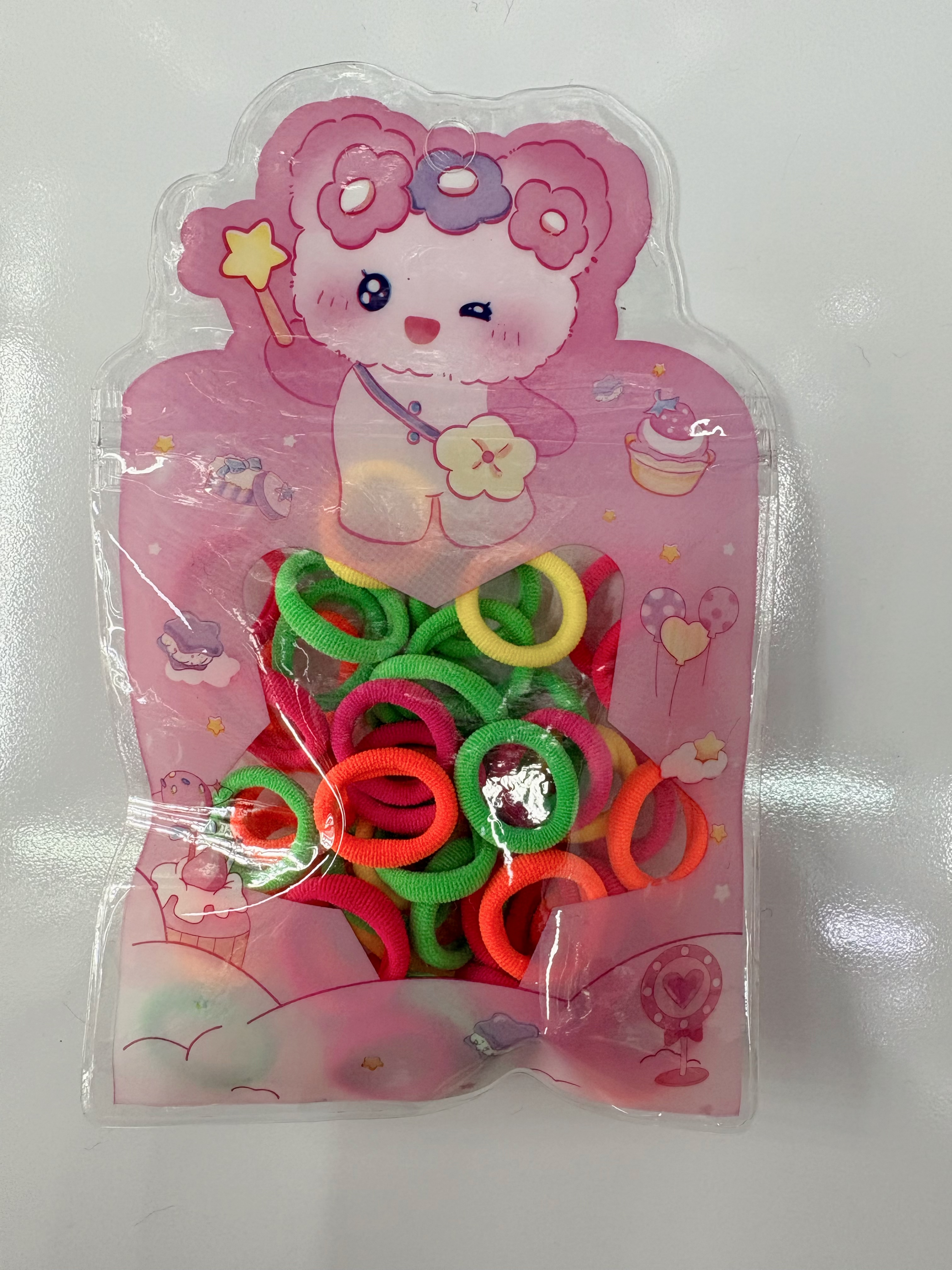 Factory direct supply, specialized export, foreign trade children's towel rings, hair ties, cartoon children's hair accessories, 2026 new style, 50-piece set details Picture