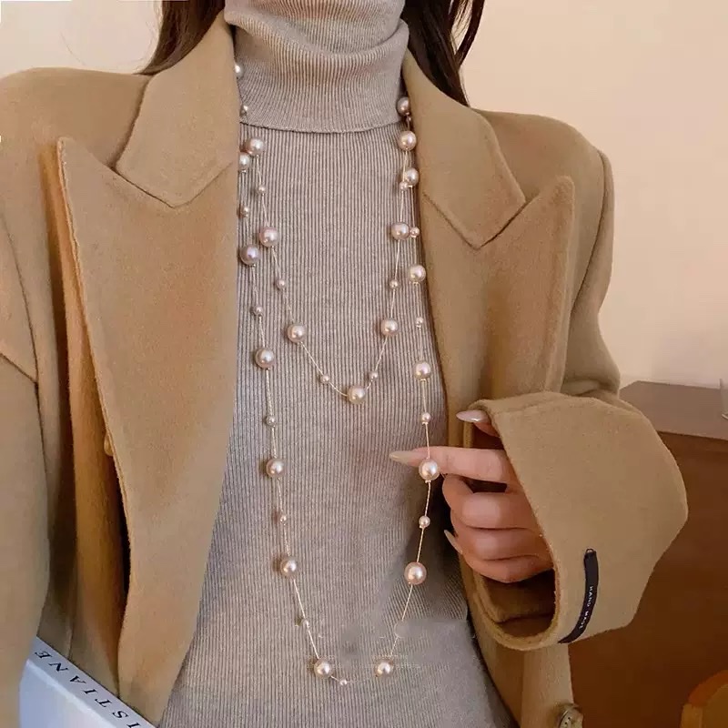 宋锦新款男生配饰项链搭扣挂饰品女长款简约风新款挂饰品女长款简约详情图3