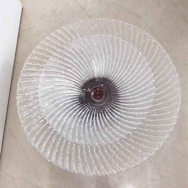 Glass fruit platter, wooden base fruit platter, household fruit platter, home decoration details Picture