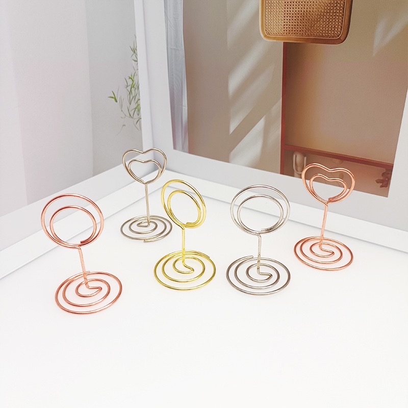 New Peacock round business card holder, creative note holder, cartoon message holder, card holder, metal note holder manufacturer detail image 4