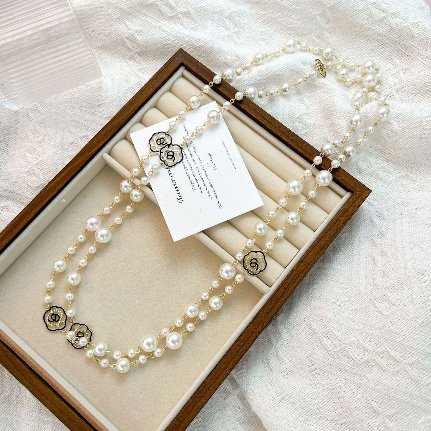 宋锦新款男生配饰项链搭扣挂饰品女长款简约风挂饰品女长款简约新款详情图3