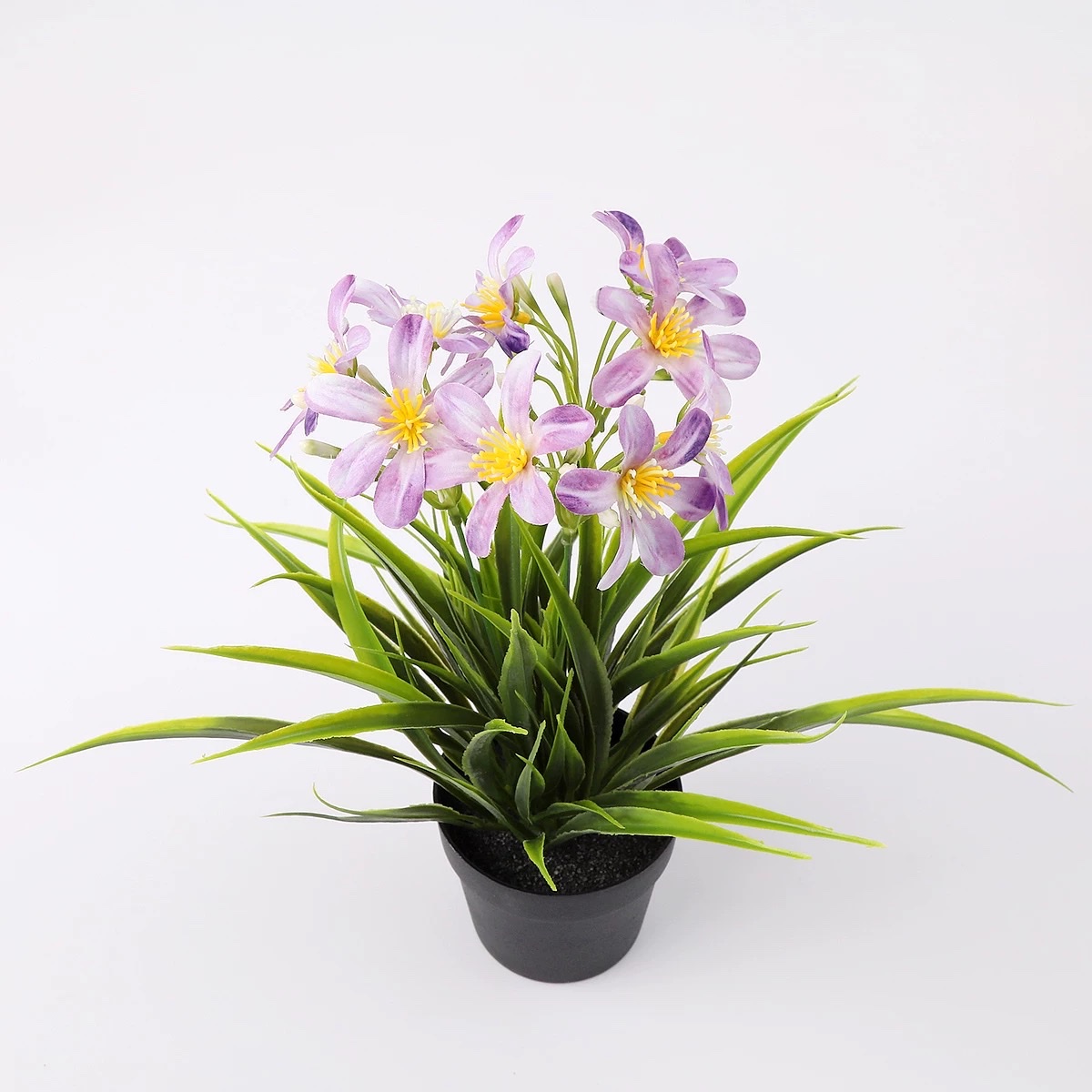 Artificial flowers, artificial flowers, potted orchids, indoor living room, dining table, tabletop decoration, floral art, home furnishings with POTS Application Scenario