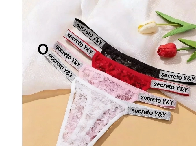 Pure cotton breathable, comfortable and seamless women's underwear for spring and summer. New style thong detail image 2