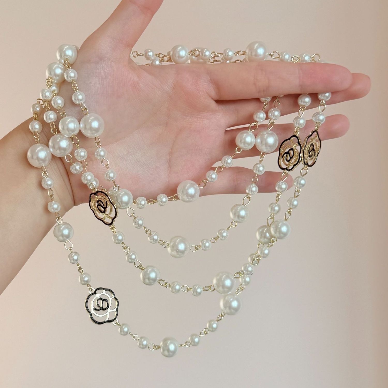 宋锦新款男生配饰项链搭扣挂饰品女长款简约风挂饰品女长款简约新款详情图5