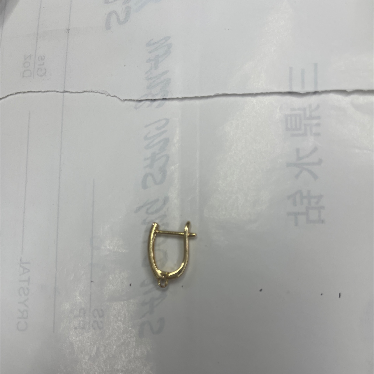 Copper cast ear buckles