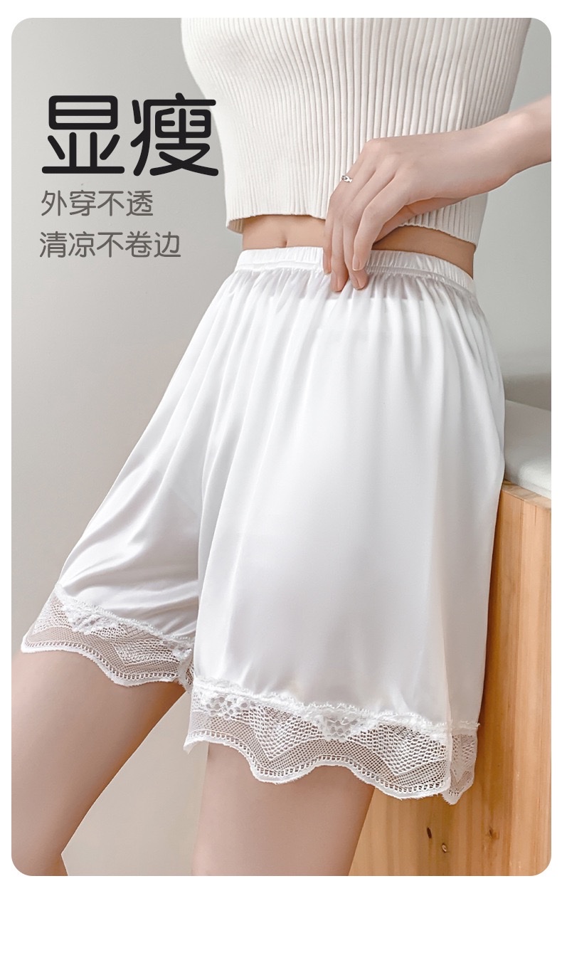 The new summer collection of women's wavy lace leggings for women can be worn over thin solid-color shorts as leggings detail image 16