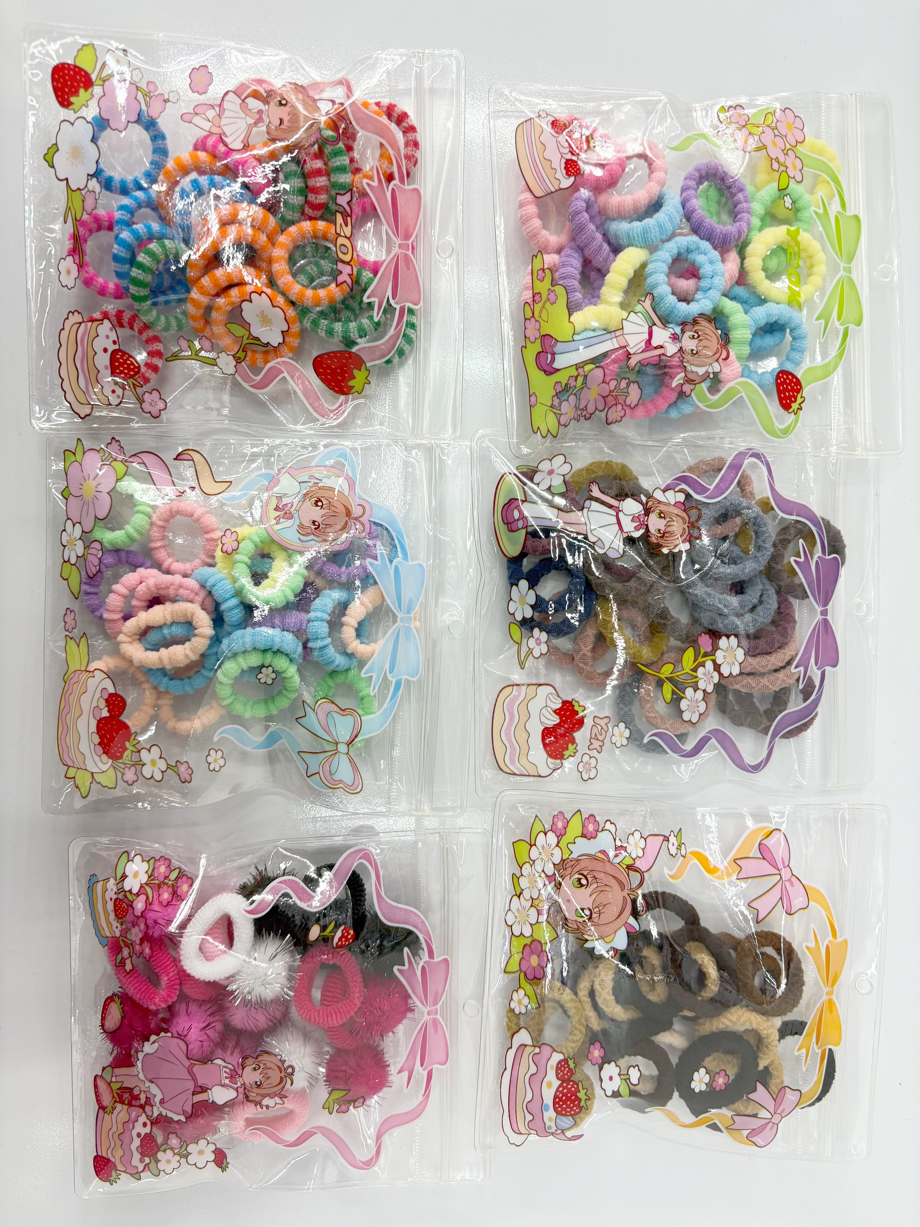 New children's headbands, 25 pieces in cartoon packaging, 2026 new accessory headbands, towel loops and hair accessories, direct supply from the source factory for foreign trade detail image 6