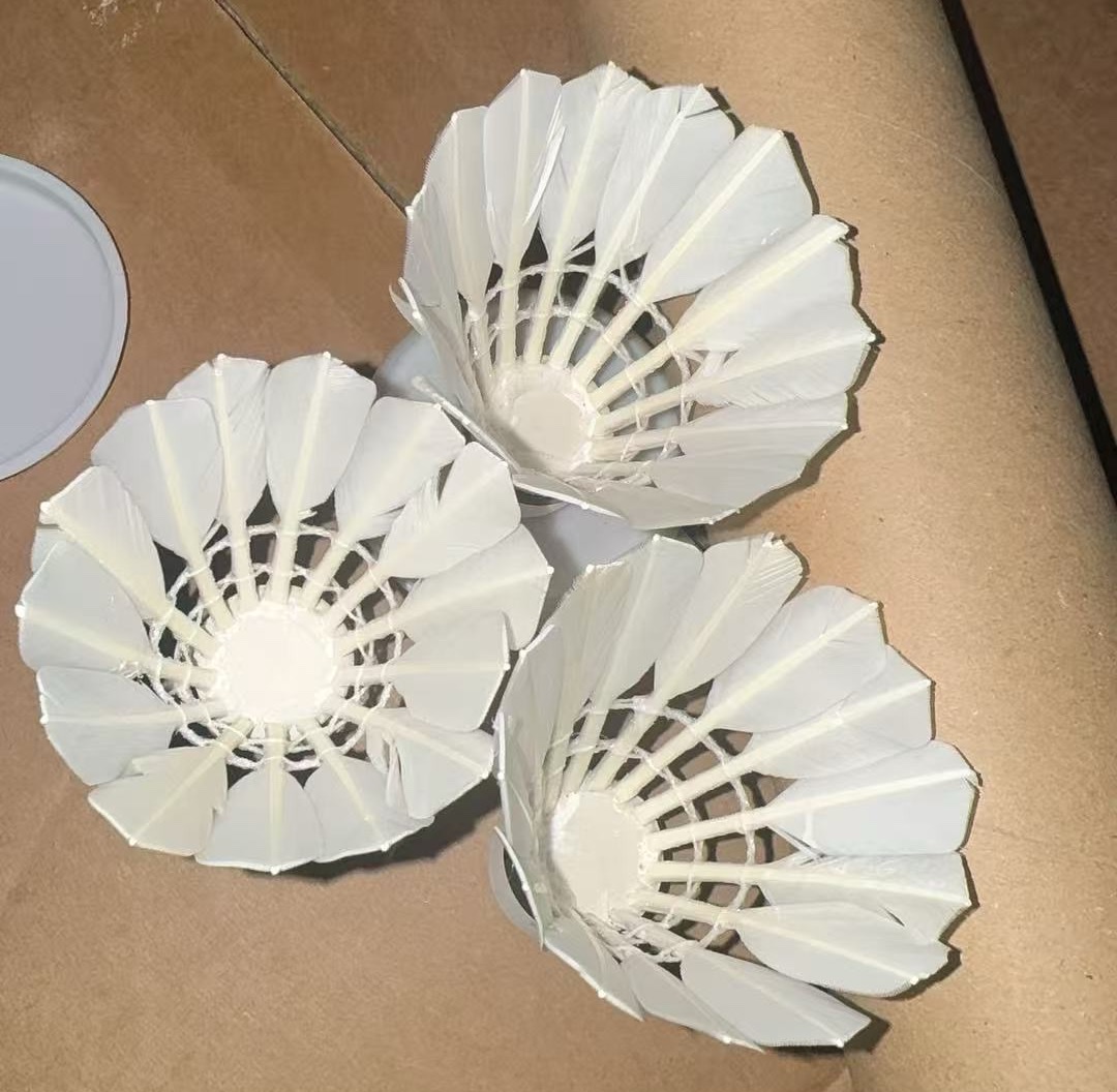 工厂直供 双联206羽毛球 实惠好打 羽毛整齐 可订制logo