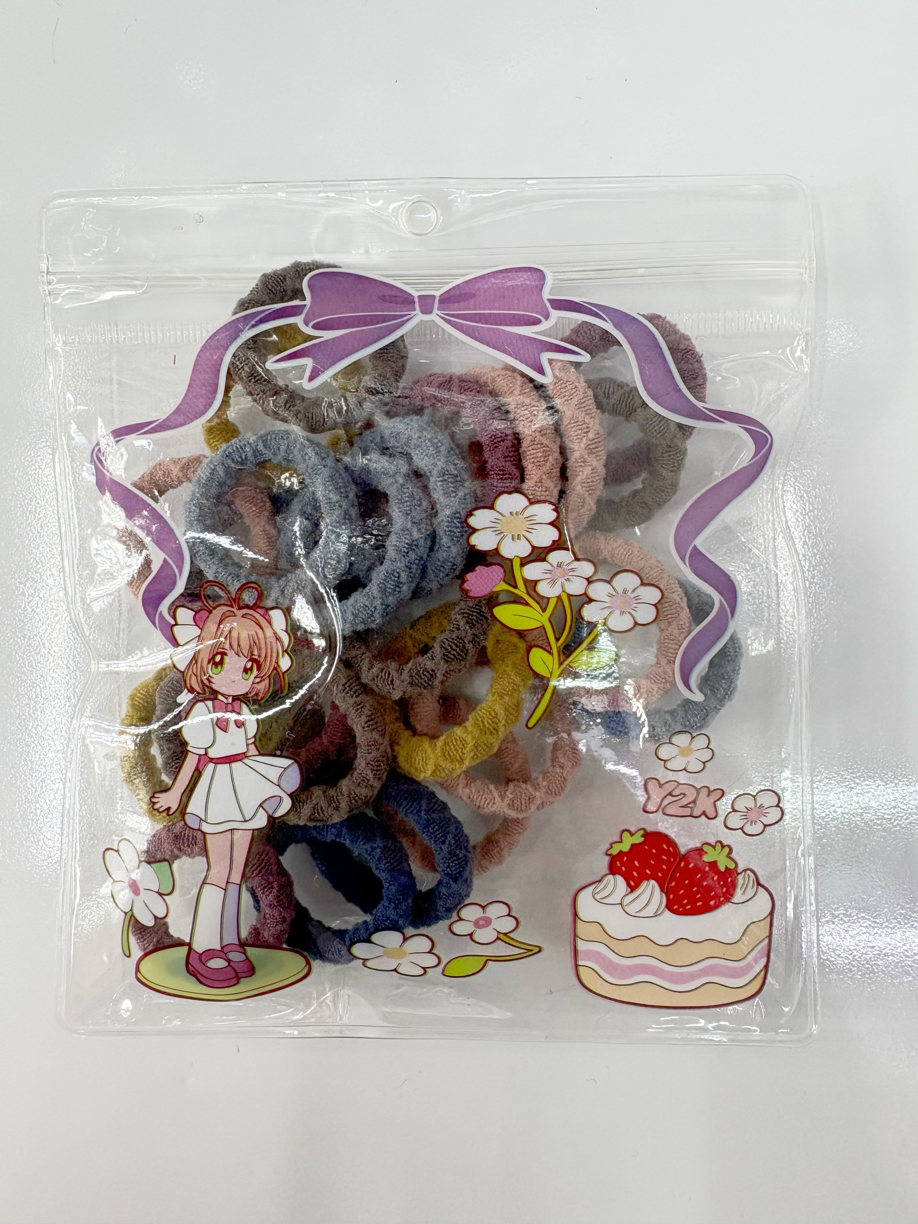 New children's headbands, 25 pieces in cartoon packaging, 2026 new accessory headbands, towel loops and hair accessories, direct supply from the source factory for foreign trade detail image 3
