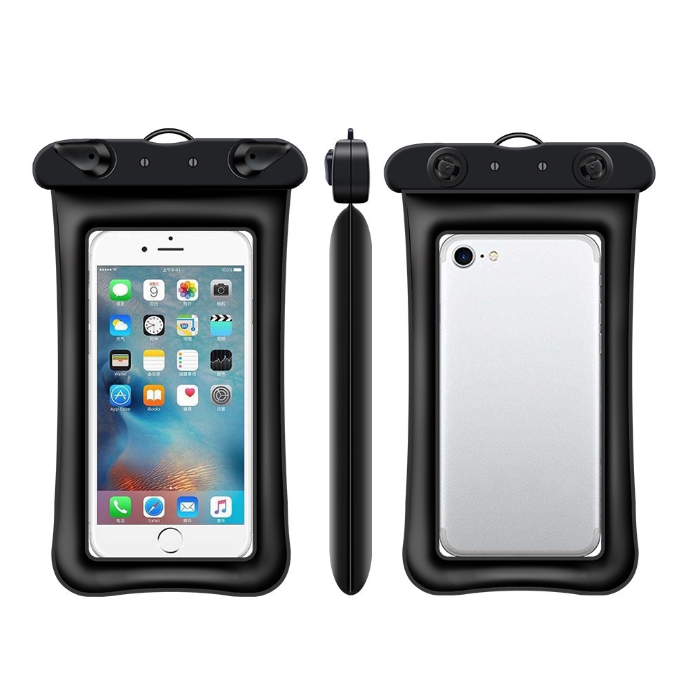 Airbag floating waterproof bag, mobile phone waterproof bag, enlarged size and thickened waterproof bag, PVC water-splashing festival waterproof bag details Picture