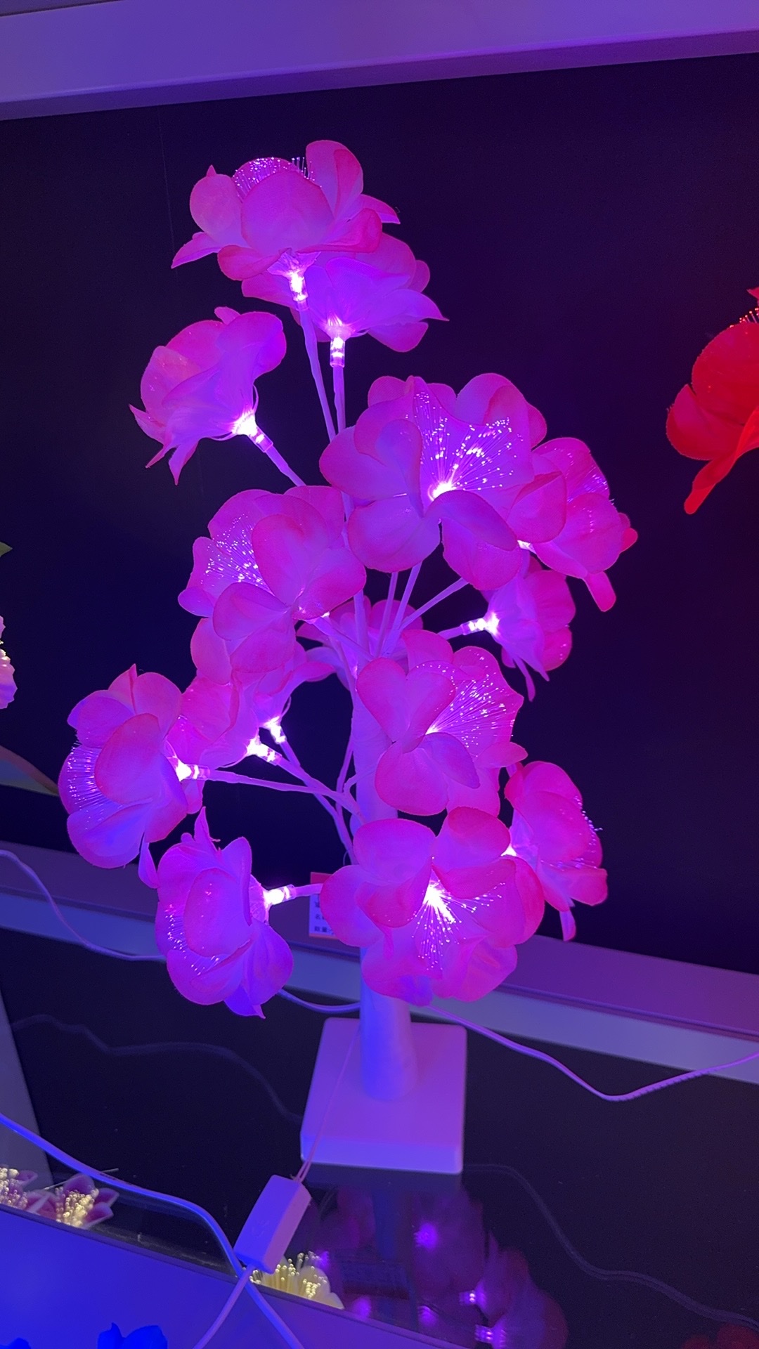 外贸 精美小树灯 亚马逊爆款 蜜蜂风车关节龙灯光画小摆件手工制作精致装饰品产品图