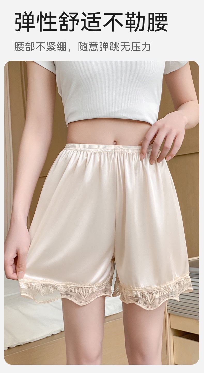 The new summer collection of women's wavy lace leggings for women can be worn over thin solid-color shorts as leggings detail image 8