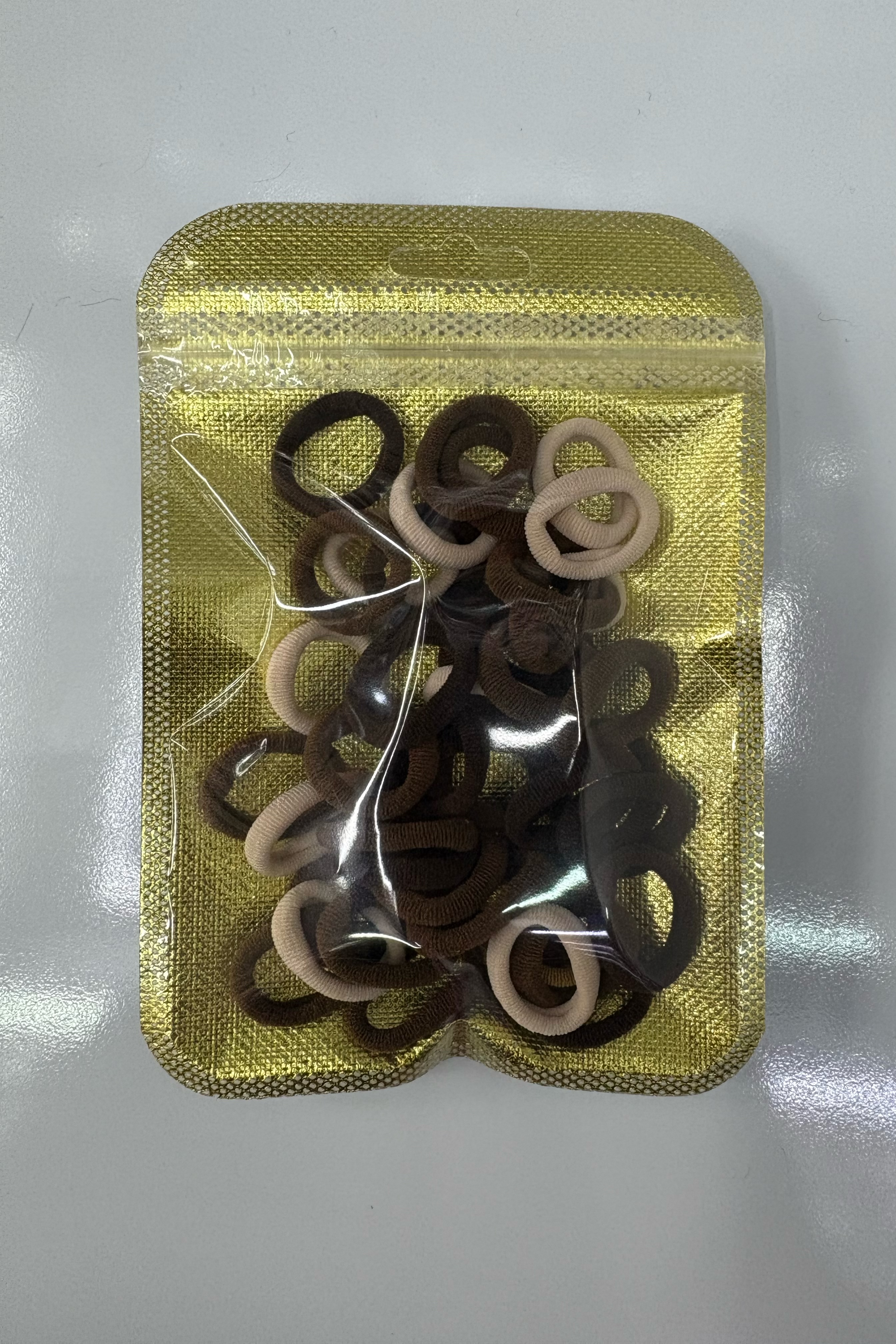 Factory direct supply for export children's towel rings 2.5 new style, 50 pieces each, shiny packaging, headband towel rings Item Picture