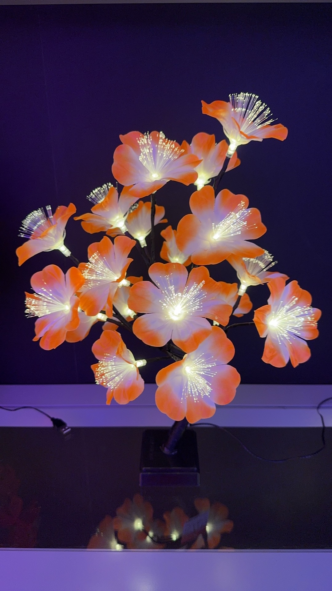 外贸 精美小树灯 亚马逊爆款 蜜蜂风车关节龙灯光画小摆件手工制作精致装饰品细节图